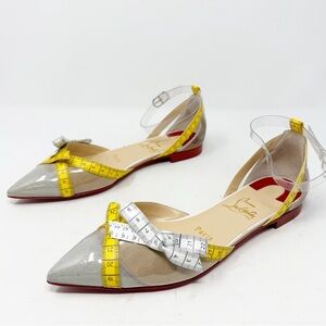 Christian Louboutin Metripump Flat PVC Flats Womens EU 36